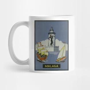 Málaga | Travel | Vintage | Andalusia Spain Europe Mug